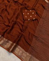 Tissu de sari d'hiver traditionnel en chinon de coton pur de qualité supérieure |   Tissu pour robe indienne ethnique à imprimé floral pour femmes, vente en gros