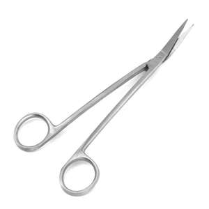 Medical Grade Stainless Steel Manual Uterine Scissors Straight Blunt Pointed <b>Blades</b> <b>Surgical</b> Instrument CE Certified ISO13485 - Product Image 1