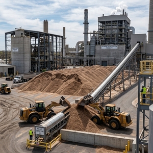 Granulés de bois biomasse industriels en vrac pour centrales électriques, combustible biomasse de qualité supérieure conforme à la norme DIN+ A1, approvisionnement professionnel en gros - Product Image 2