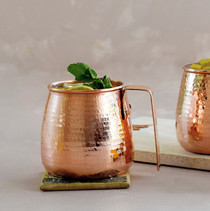 Taza de cobre para beber, taza de cobre puro de mula de Moscú ecológica, acabado liso, Venta caliente - Product Image 3
