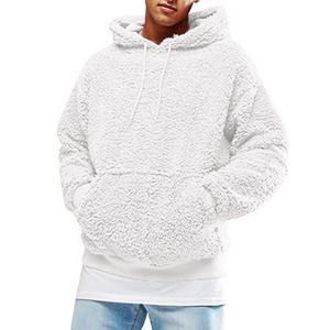 Sweat à capuche Zipup personnalisé unisexe meilleure qualité blancs 500 gsm sweat à capuche coton lourd polaire recadrée fabricant de sweat à capuche pour hommes - Product Image 4