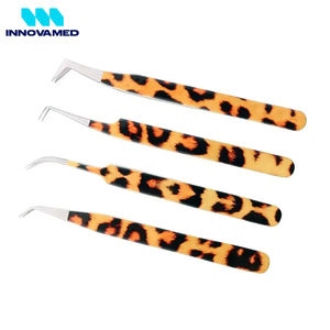 Pinzas de Extensión de Pestañas Impresas de Calidad Premium, Herramienta Profesional para Aplicar Pestañas, para Estilismo de Pestañas Clásicas y de Volumen, Salón de Belleza - Product Image 4