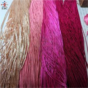 Fil à broder de qualité supérieure fil de lingot français métal or Dabka Zardozi lingot de cuivre lisse pour badges de broderie à la main - Product Image 2
