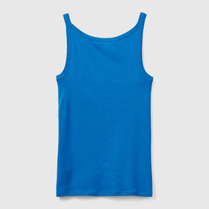 Nouvelle arrivée 100% coton femmes Stringer débardeurs sérigraphie personnalisée avec propre Logo couleur unie Jersey vêtements - Product Image 4