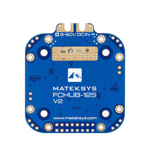 Carte haute tension MATEKSYS FCHUB-12S PDB 3-12S avec capteur de courant 440A, double BEC 5V/5A 12V/4A pour drone de course X-Class - Product Image 2