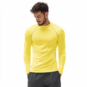 Compression Short Sleeve Rash Guard <b>Top</b> <b>Men</b> Workout Fitness Exercise <b>Top</b> <b>Men's</b> <b>Swim</b> Beach Wear Rash Guard <b>Top</b> <b>Mens</b> - Product Image 6