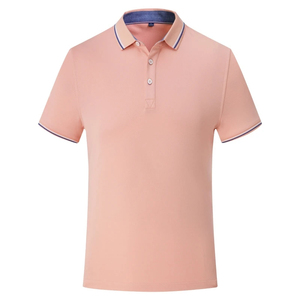 Vente en gros T-shirts brodés T-shirt polo Vêtements de golf Logo personnalisé Chemise polo pour hommes T-shirt 100% coton - Product Image 4