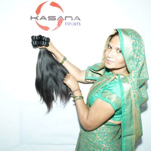 Manufactures Unprocessed Indian Virgin Cuticle Aligned Bundles Natural <b>Color</b> Black Women <b>Braiding</b> Machine Double Weft Human <b>Hair</b> - Product Image 5