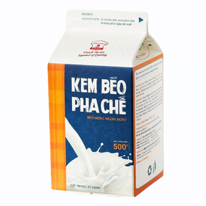 OEM/ODM Manufacturer Bulk Wholesale <b>Barista</b> Non Dairy Cream HALAL Bartender Creamer for Coffee <b>Milk</b> Tea 500G Tan Nhat Huong - Product Image 1