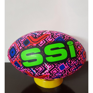 Venta al por mayor Mini alta calidad Super Grip pelota de rugby al aire libre de goma con logotipo personalizado e impresión - Product Image 2