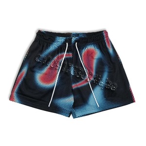 Pantalones cortos deportivos de malla para hombre, pantalones cortos de entrenamiento muscular sueltos de secado rápido de malla para verano, pantalones cortos transpirables informales para correr - Product Image 6