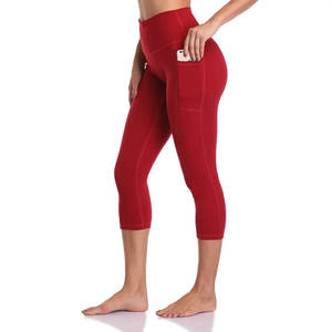 Fabricante Mayorista, 1 Pieza, Capri de Yoga para Mujer, Ropa Deportiva de Buena Calidad, Impresión Personalizada, Capri Ligero para Gimnasio - Product Image 4