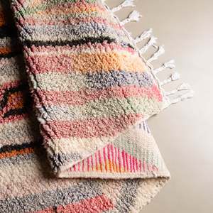 Handmade Authentic Moroccan Beni Ourain Rug <strong>Carpet</strong> , Azilal Rug, Tapis - Product Image 5