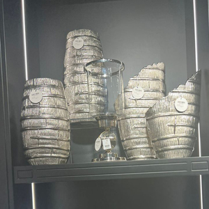 Juego de Jarrones de Aluminio Plateado Hechos a Mano, Jarrón para Flores Artificiales, Decoración de Pascua, Bodas, Hogar, Hotel, Centros de Mesa Modernos - Product Image 1