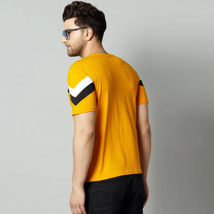 T-shirts en microfibre pour hommes poids lourd de haute qualité 100% coton Vintage imprimé à manches courtes prix usine motif solide - Product Image 6