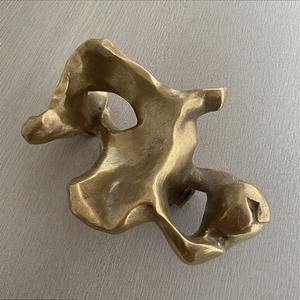 BrassVerve <b>Door</b> <b>Knob</b> in Polished Gold and <b>Black</b> Tones Cupboard Drawer Handle for Villa Hotel Furniture Apartment - Product Image 2