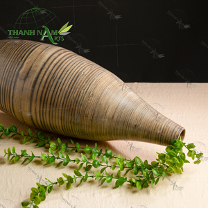 แจกันดอกไม้ทำจากไม้ไผ่เป็นมิตรกับสิ่งแวดล้อมเครื่องหวายต้านจุลินทรีย์สำหรับใช้งานกลางแจ้งในร่มสินค้ามาใหม่ออกแบบได้ตามต้องการ - Product Image 4