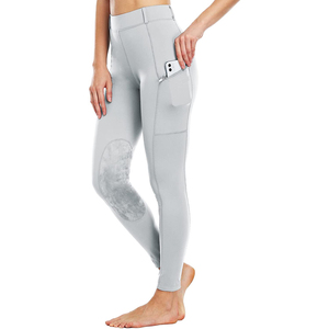 Hot Sale Women's Jodhpur Breeches Excellent Fit Compression Leggings <b>Equestrian</b> Sports Riding Polyester Customizable Custom Logo - Product Image 4