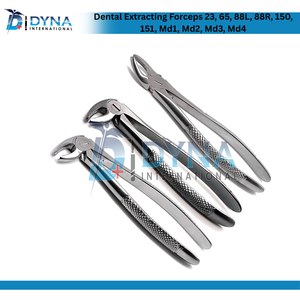 Pinces d'extraction dentaires de qualité supérieure Lot de 10 instruments allemands d'extraction de dents en acier inoxydable - Product Image 5