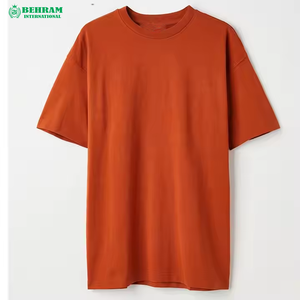 T-shirts fabriqués au Pakistan Service OEM Vente en gros T-shirts pour hommes Prix bas Respirant Durable noir Blanc Uni 100% Coton - Product Image 5