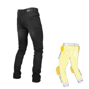 Pantalones de moto a prueba de viento Chaqueta Moto Racing Motocross Kevlar pantalón con protección - Product Image 2