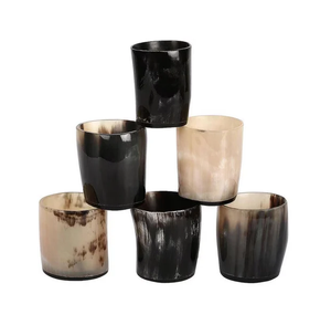 แก้วทรงเขาควายแบบ6ชิ้นงานหัตถกรรมผู้ผลิตอินเดีย - Product Image 4