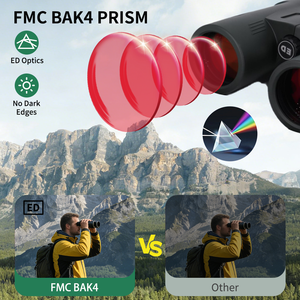 새로운 고품질 방수 야외 쌍안경 BAK7 FMC HD 12X50 휴대용 전문 장거리 망원경 쌍안경 - Product Image 3