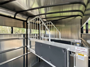 รถพ่วงม้าคุณภาพสูงขายดีที่สุด ขนาด 17 ฟุต รับน้ำหนักได้ 6440 ปอนด์ X 6"6" X 7" - Product Image 5