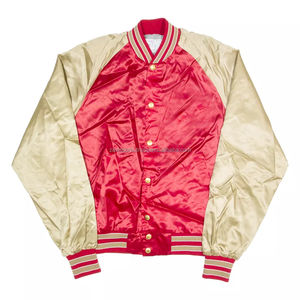 Veste d'hiver en satin, veste bomber pour homme sur mesure, nouvelle vente en gros, nouveau style, vente chaude, haute qualité, veste universitaire - Product Image 1