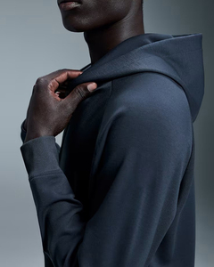 Sweat à capuche pour homme en polaire doux et chaud, fermeture éclair sur le devant, de qualité supérieure, respirant, lourd, élégant, vente en gros - Product Image 4