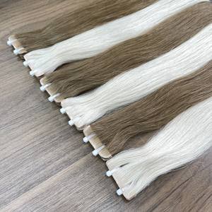 Top Haute Qualité 100% Extensions De Cheveux Humains Vietnamien De Luxe Invisible Ruban En Gros Style De Vague Naturelle - Product Image 5