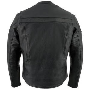 Top profesional moto hombre Chaquetas Chaqueta impermeable para hombre hecho en Pakistán cuero genuino motocicleta chaquetas de hombre - Product Image 5