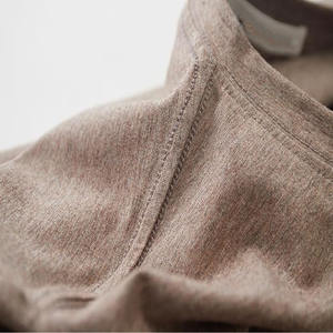 Hombres Moda Oversized Suede Loose Fit Media manga Hombro caído Camisetas subidas por Dress Sports - Product Image 5