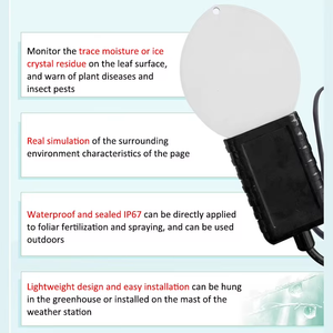 BGT IP65 RS485 4-20mA葉の湿り水分含有量湿度水分プローブメーターセンサー植物用 - Product Image 3