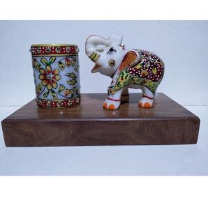 จานพระพุทธรูปวาดลายด้วยมือสำหรับแขวนผนัง ตกแต่งศิลปะสำหรับวัดฮินดู ตกแต่งบ้าน ห้องนั่งเล่น - Product Image 1