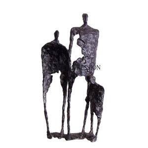 Escultura de acentos decorativos para el hogar de diseñador de figura humana fundida de aluminio de aspecto maravilloso de proveedor indio a un precio impresionante - Product Image 2