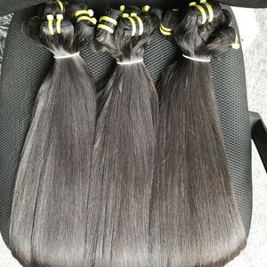 Venta al por mayor vietnamita y camboyano Super doble dibujado recto virgen cabello humano real - Product Image 2