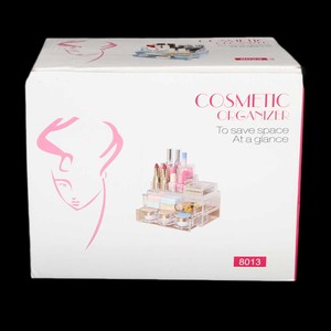Acrylic Cosmetic <b>Makeup</b> Organizer Storage <b>Box</b> - White - Product Image 4
