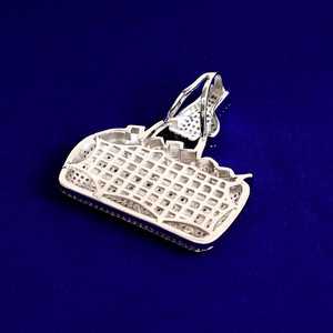 Collar con Colgante de Bolsa de Dinero para Hombre, con Microincrustaciones de Zirconia, Diseño 3D, Joyería para Raperos, Regalo - Product Image 4