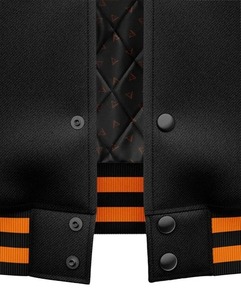 Veste Varsity pour homme en cuir, style universitaire, bomber, prix abordable, plusieurs couleurs, personnalisable - Product Image 5