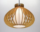 Abat-jour en rotin fleur en osier naturel de conception rustique antique pour lustre suspension restaurant décoratif et décoration intérieure