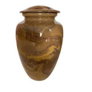 Urnes de crémation pour adultes de conception classique de fabrication indienne Urnes humaines de couleur verte de meilleure qualité pour la crémation - Product Image 1