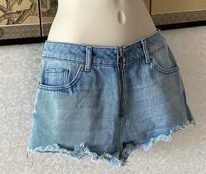 Vintage S Taille Denim Shorts Jeanagers Autre Artisanat Jeans Pantalon Court - Product Image 2