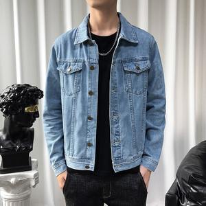 OEM 2025 logotipo personalizado diseñado hombres Vintage elegante estilo Denim chaqueta transpirable piedra lavado pesado tela botón para - Product Image 4