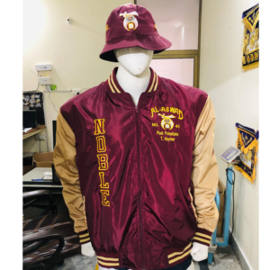 CHAQUETA SHRINER CON SHRINER SOMBRERO CHAQUETA LETTERMAN CON SOMBRERO CHAQUETA NOBLE - Product Image 1