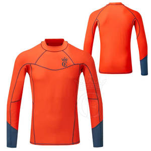 Logotipo personalizado Ropa deportiva Rash Guards Abrigo de surf Transpirable Secado rápido Estiramiento Manga larga Rash Guards - Product Image 3