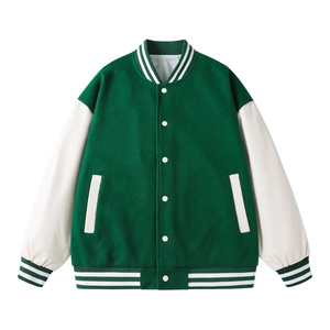 Chaqueta de equipo personalizada Letterman Collage de alta calidad para hombres Chaquetas universitarias de algodón para hombres y mujeres Chaqueta para hombres - Product Image 1