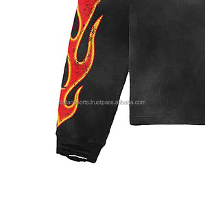 เซ็ตเสื้อสเวตเตอร์สำหรับทุกเพศเสื้อสเวตเตอร์ใช้ได้ทั้งชายและหญิงลายปักแบบกรดระบายได้ดีตามสั่ง - Product Image 5