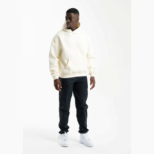 Casual Wear Custom <b>Hoodies</b> <b>for</b> <b>Men</b> Streetwear Pullover with Embroidered Logo 100% Cotton <b>Plain</b> Heavyweight Wholesale - Product Image 4