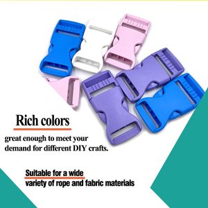 Seitenschnalle Gürtelschnalle mit individuellem Logo Gurtschnalle Kunststoffschnalle Farbige Gravierbare Produktanpassung Hundehalsband-Schnalle - Product Image 4